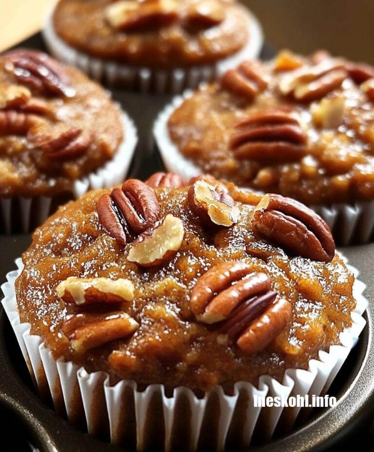 5 Ingredient Pecan Pie Muffins