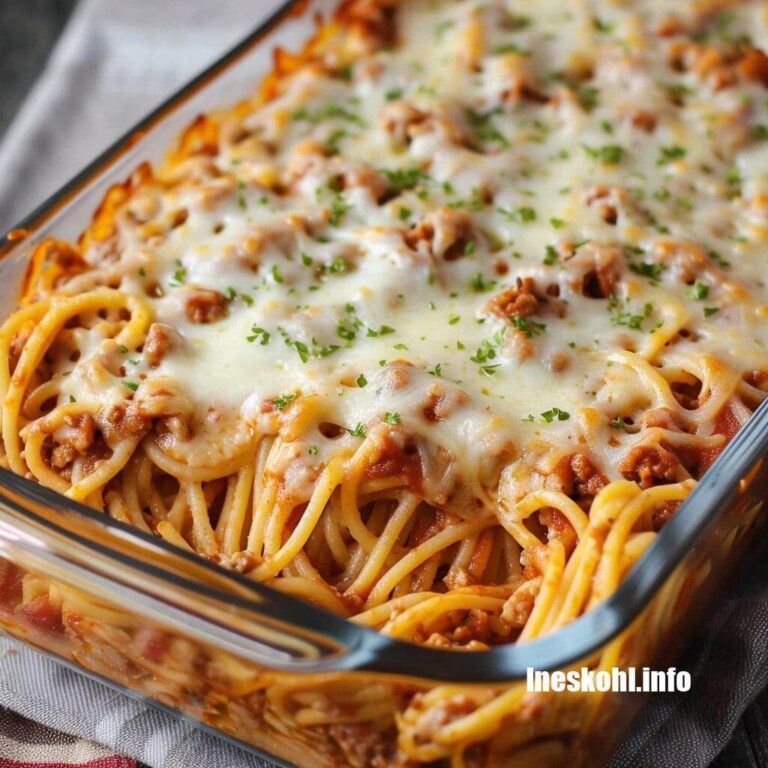 Baked Cream Cheese Spaghetti