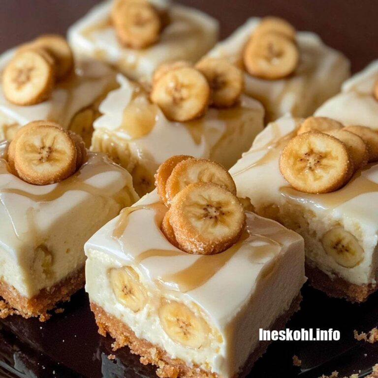 Banana Pudding Cheesecake Squares