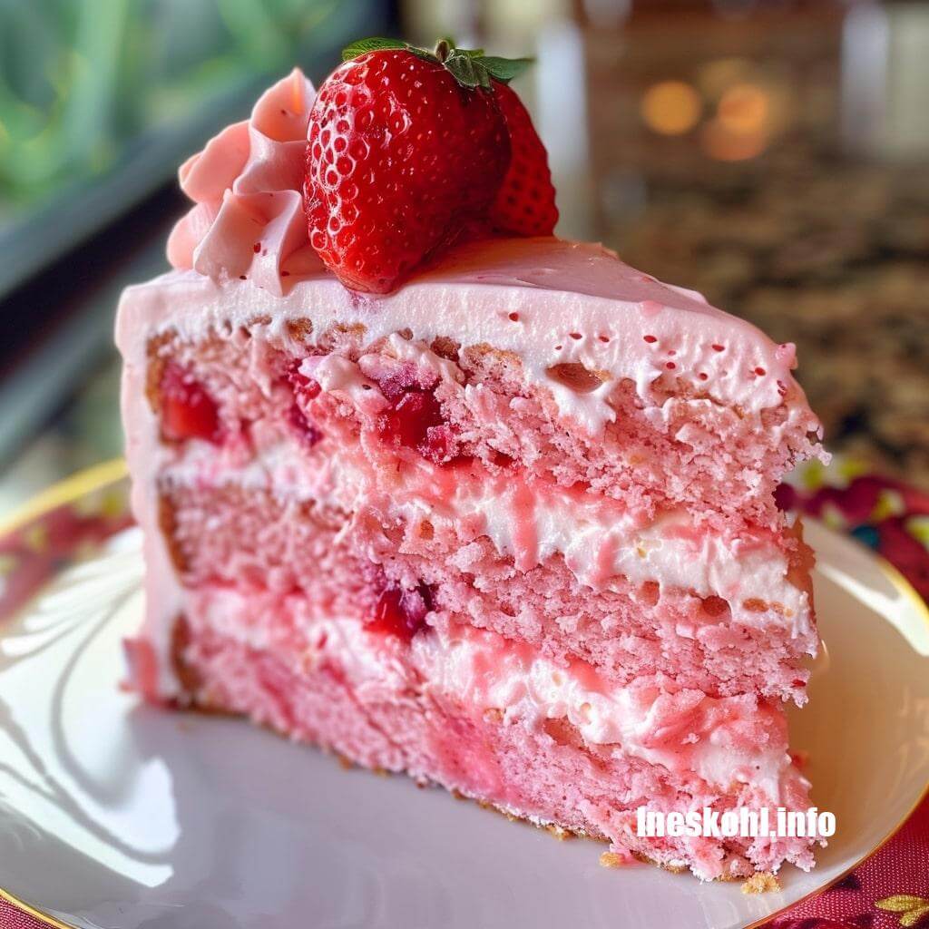 Homemade Strawberry Cake