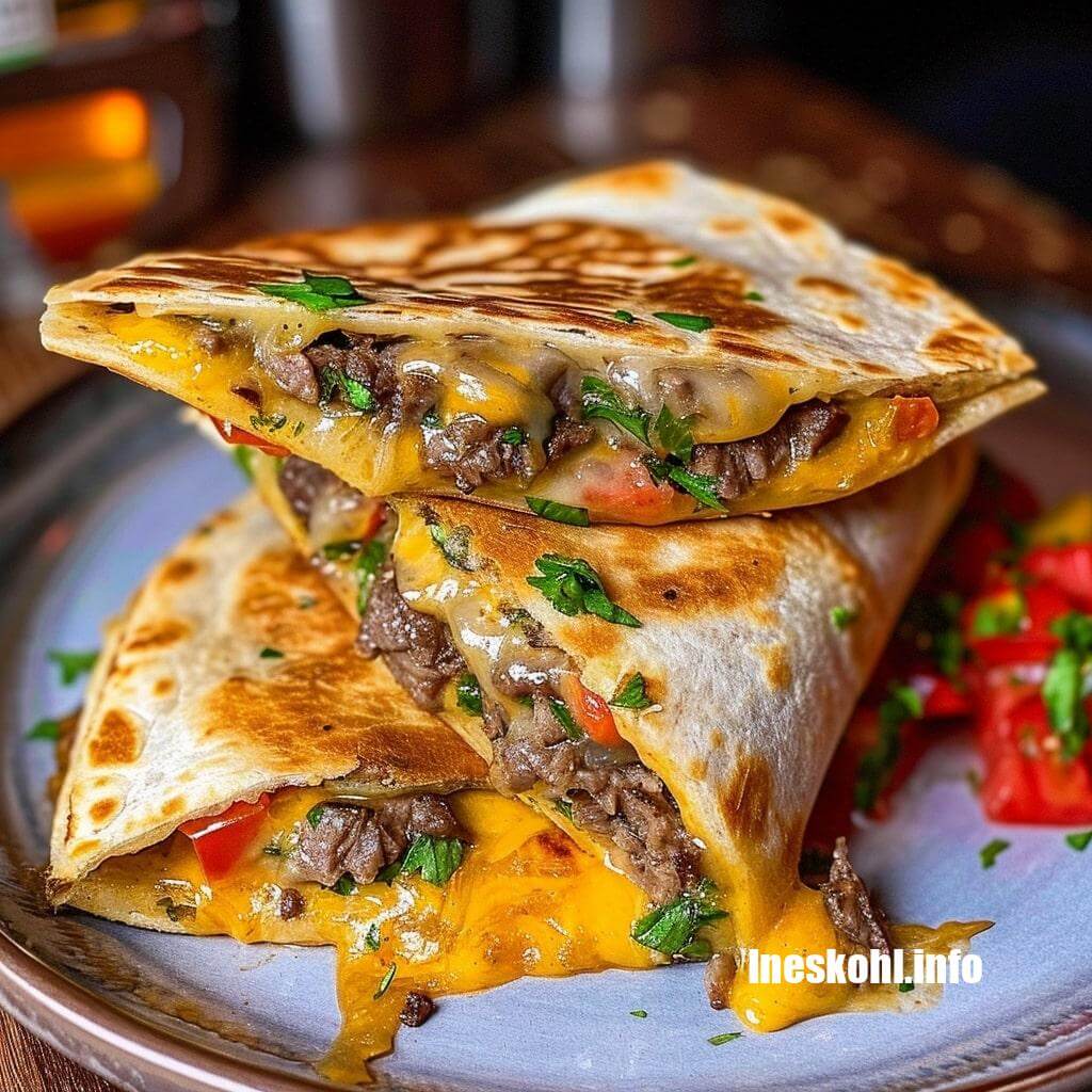 Cheesiest Steak Quesadilla Recipe