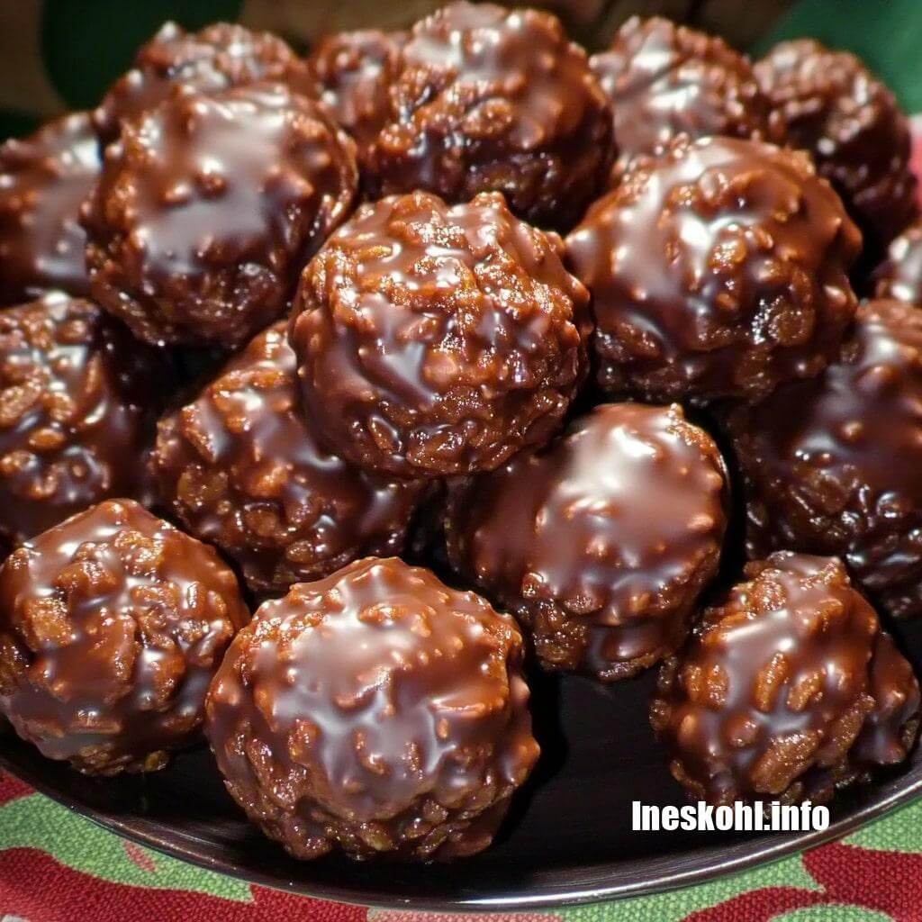 Chocolate Rice Krispie Balls