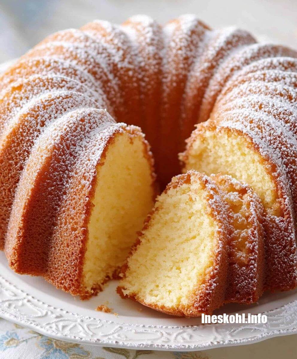 Cream Cheese Pound Cake Recipe