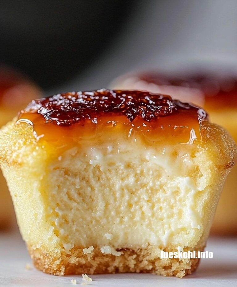 Creme Brûlée Cheesecake Cupcakes