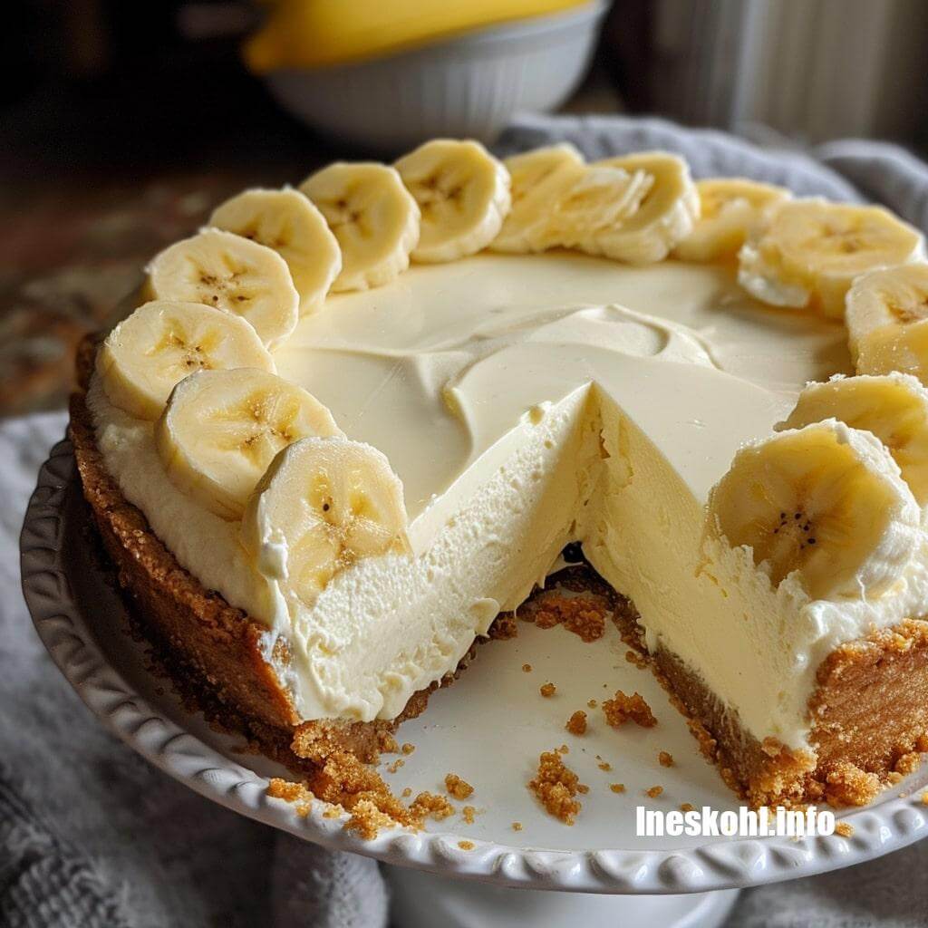 Creamy Banana Cheesecake