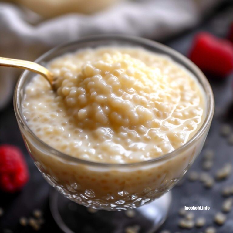 Homemade Tapioca Pudding