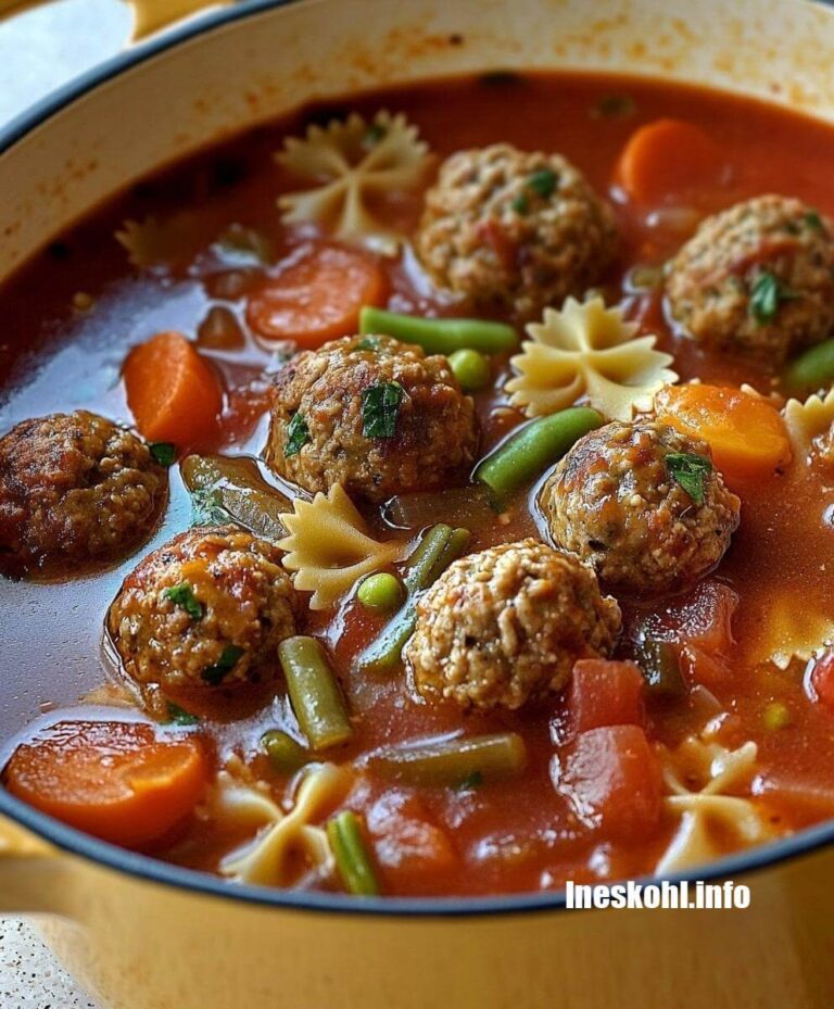 Magnificent Meatball Soup