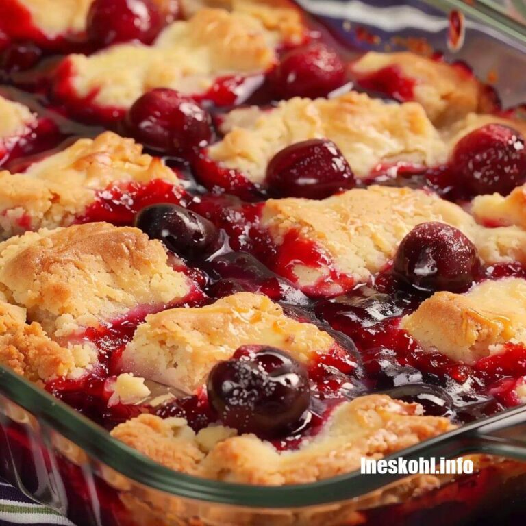 Old-Fashioned Cherry Cobbler