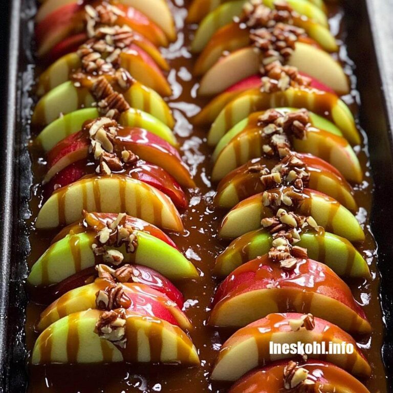 Sheet Pan Caramel Apples