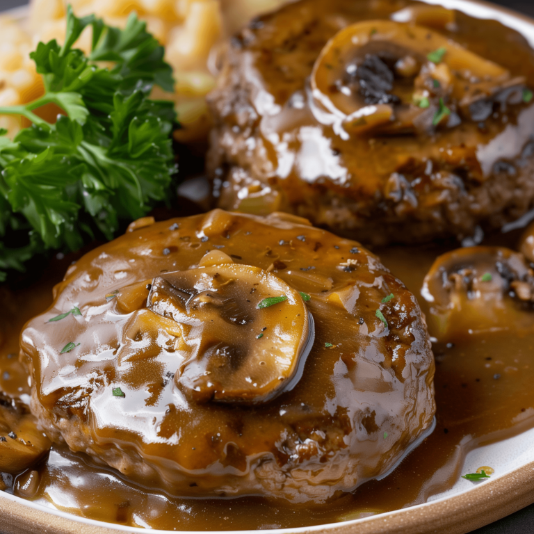 Slow Cooker Salisbury Steak