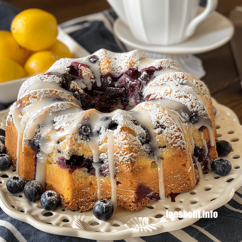 Sour Cream Blueberry Coffee Cake