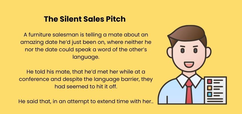 The Silent Sales Pitch