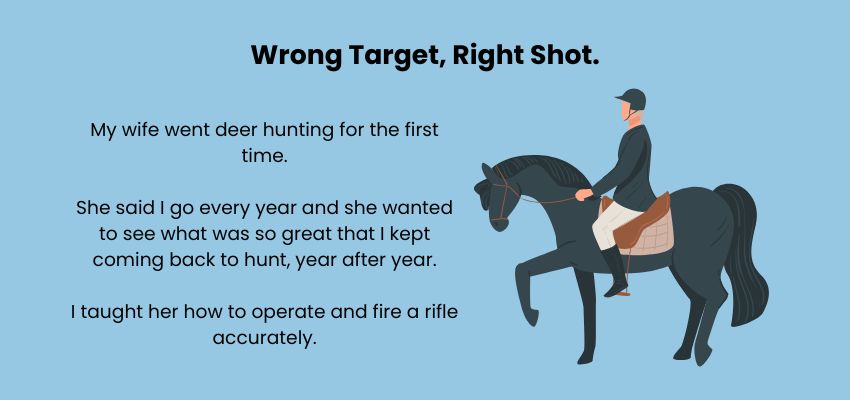 Wrong Target, Right Shot.